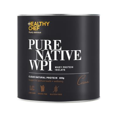 The Healthy Chef Pure Native WPI (Whey Protein Isolate) Cocoa 400g